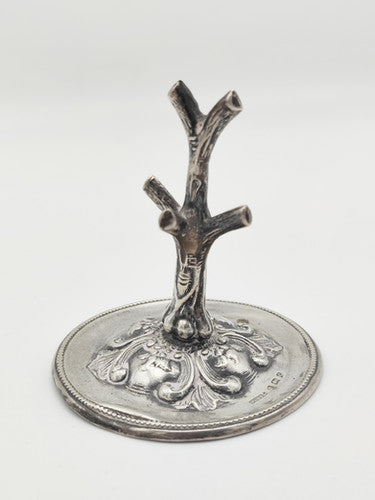 Vintage 925 Sterling Silver Ring Tree LOH6