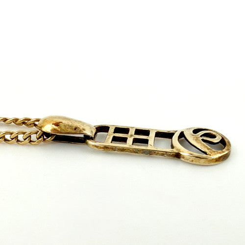 Vintage 9ct Yellow Gold Celtic Necklace PG88