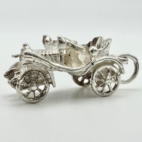 Vintage 925 Sterling Silver Car Charm CA24-24