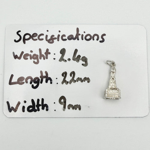 Vintage 925 Sterling Silver Blackpool Tower Charm CA24-54