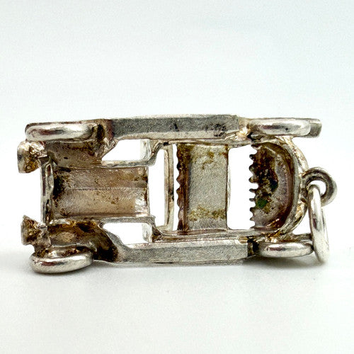 Vintage 925 Sterling Silver Open Top Car Charm CA28-39