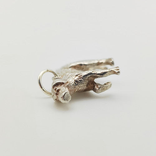 Vintage 925 Sterling Silver Retriever Dog Charm CA19-16
