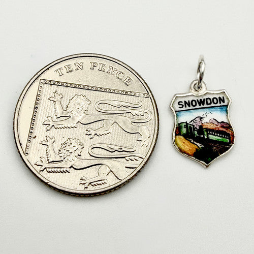 Vintage 925 Sterling Silver Snowdon Travel Charm CA20-37