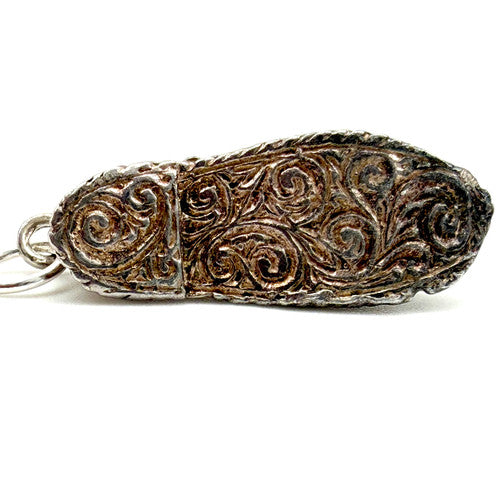 Vintage 925 Sterling Silver Shoe Charm CA27-45