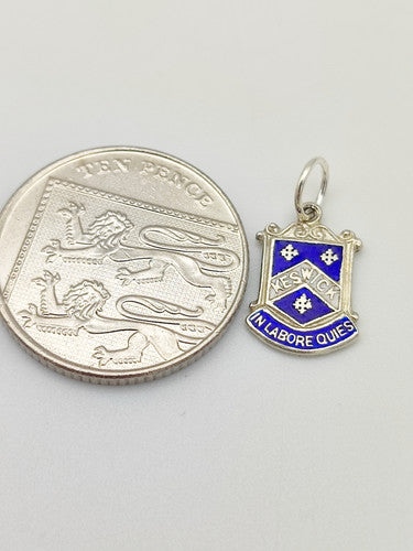 Vintage 925 Sterling Silver Keswick Travel Charm CA17-99