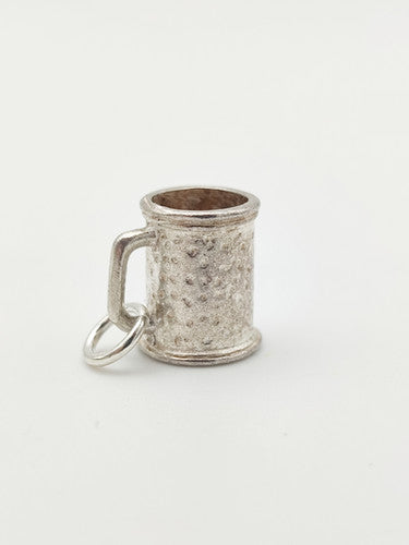 Vintage 925 Sterling Silver Tankard Charm CA13-1