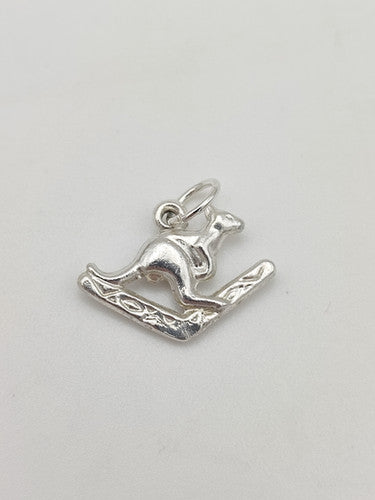 Vintage 925 Sterling Silver Kangaroo Charm CA17-6