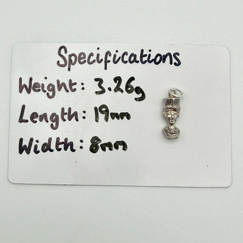 Vintage 925 Sterling Silver Pharaoh Charm CA19-51