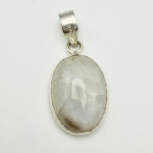 Vintage 925 Sterling Silver Quartz Pendant PAT114