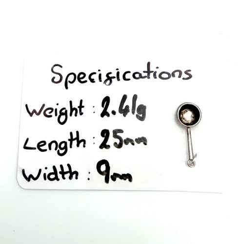 Vintage 925 Sterling Silver Sosban Fach Charm CA27-37