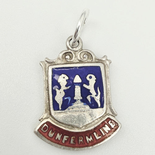 Vintage 925 Sterling Silver Dunfermline Travel Charm CA25-15