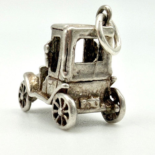 Vintage 925 Sterling Silver Vintage Car Charm CA28-23