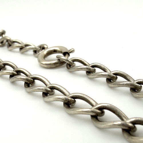 Vintage 925 Sterling Silver Curb Bracelet Bracelets-59
