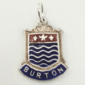 Vintage 925 Sterling Silver Burton Travel Charm CA25-14