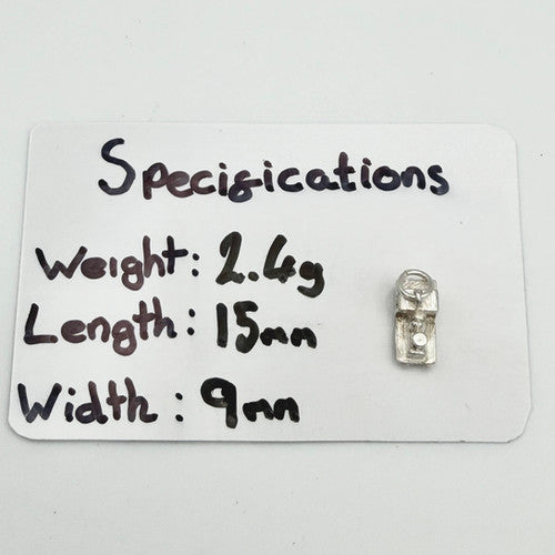 Vintage 925 Sterling Silver Train Charm CA22-81