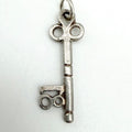 Vintage 925 Sterling Silver 18 Skeleton Key Charm CA26-1