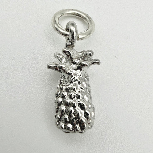 Vintage 925 Sterling Silver Pineapple Charm CA22-62