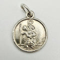 Vintage 925 Sterling Silver St Christopher Charm CA22-10