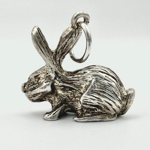 Vintage 925 Sterling Silver Rabbit Charm CA25-70