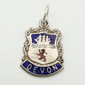 Vintage 925 Sterling Silver Devon Travel Charm CA20-15