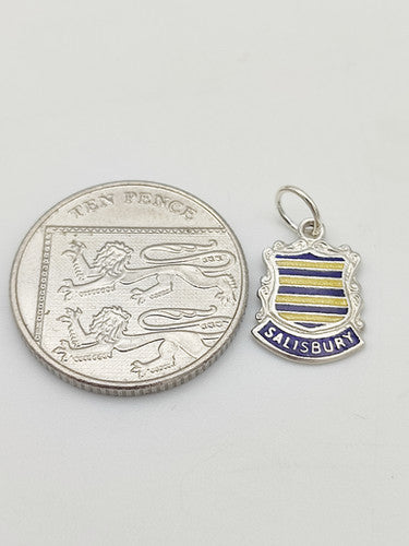 Vintage 925 Sterling Silver Salisbury Travel Charm CA17-19