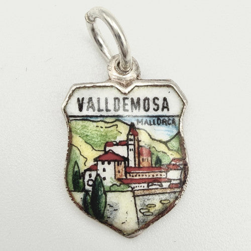Vintage 800 Silver Valldemosa Travel Charm CA24-36