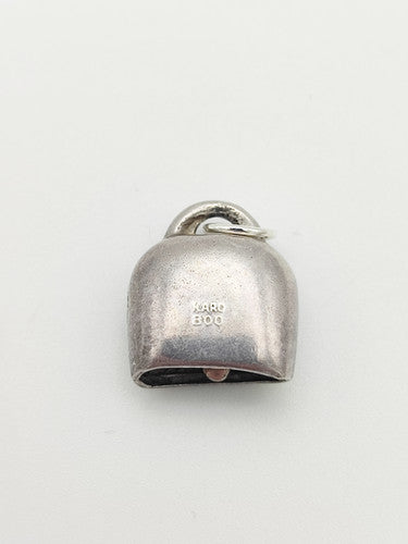 Vintage 925 Sterling Silver Zirl Travel Bell Charm CA15-118