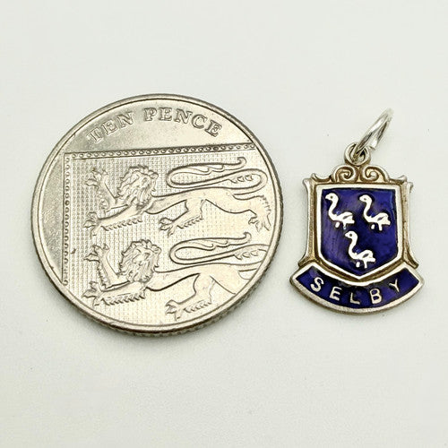 Vintage 925 Sterling Silver Selby Travel Charm