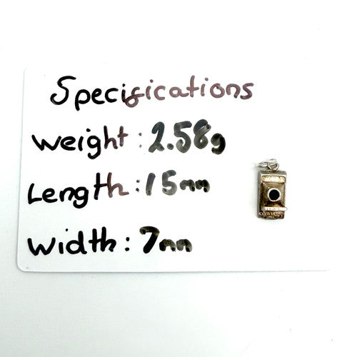 Vintage 925 Sterling Silver Camera Charm CA27-10