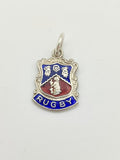Vintage 925 Sterling Silver Rugby Travel Charm CA13-32