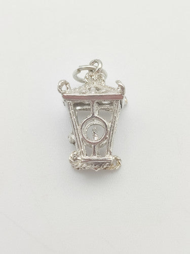 Vintage 925 Sterling Silver Lantern Charm CA17-64